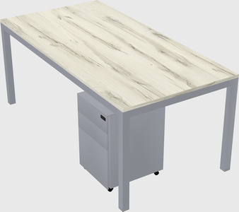 Rectangular desk