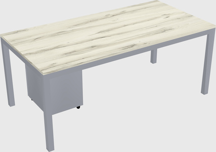 Rectangular desk