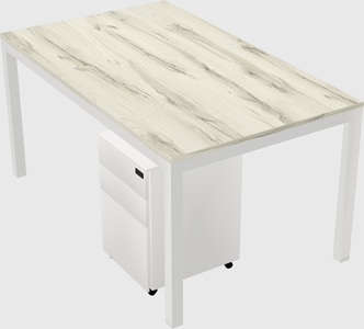 Rectangular desk