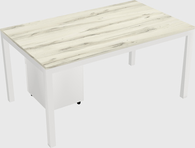Rectangular desk