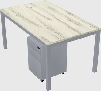 Rectangular desk
