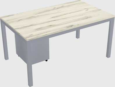 Rectangular desk