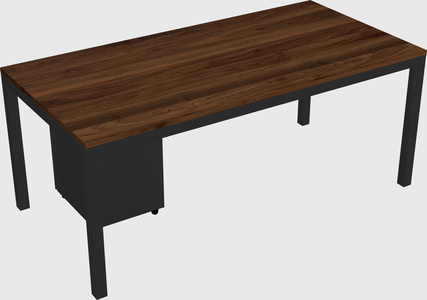 Rectangular desk
