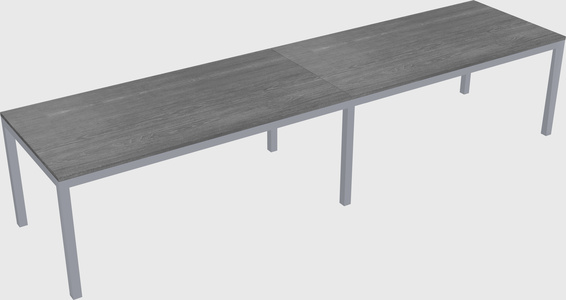 Rectangular desk