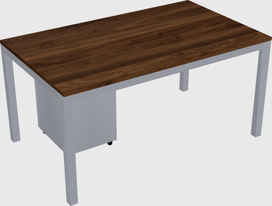 Rectangular desk