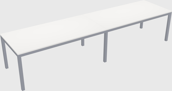 Rectangular desk