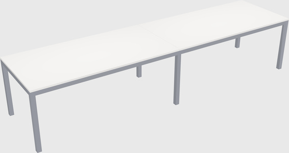 Rectangular desk