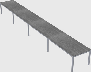 Rectangular desk