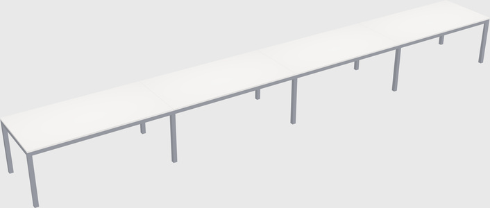 Rectangular desk