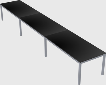 Rectangular desk