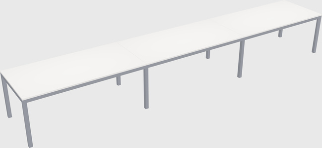 Rectangular desk