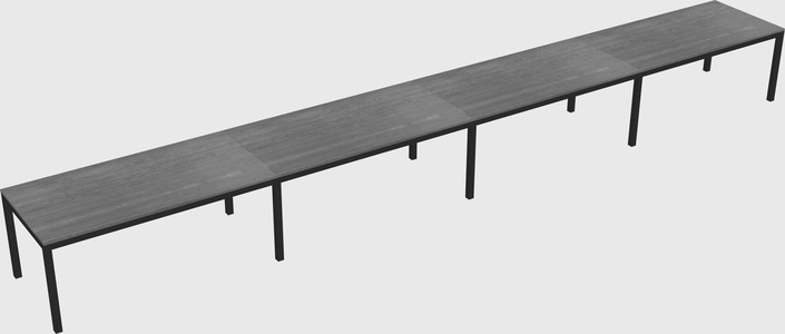 Rectangular desk
