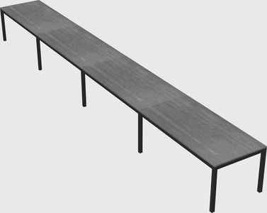 Rectangular desk