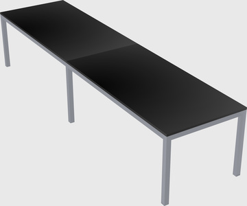 Rectangular desk