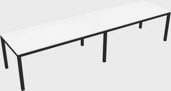Rectangular desk