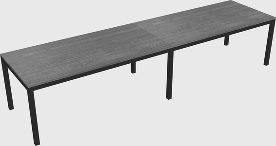 Rectangular desk