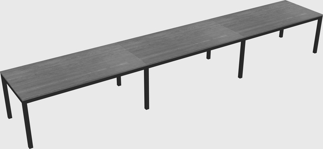 Rectangular desk