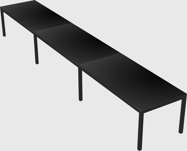 Rectangular desk