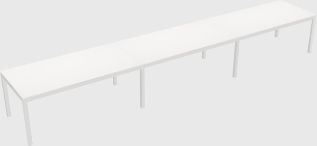 Rectangular desk