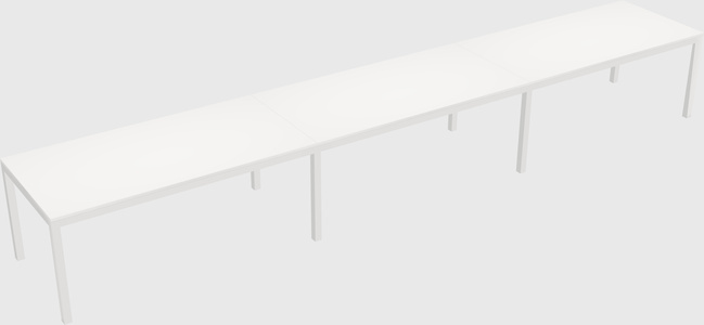 Rectangular desk