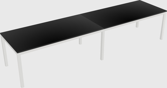 Rectangular desk