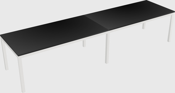Rectangular desk