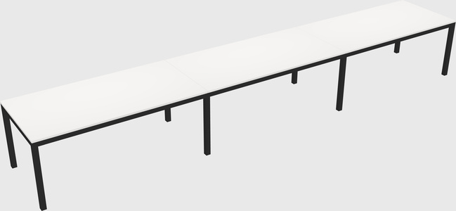 Rectangular desk