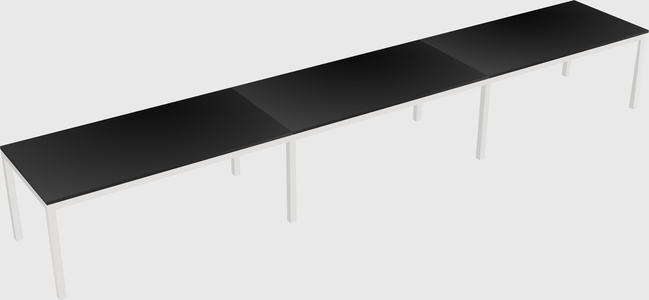 Rectangular desk