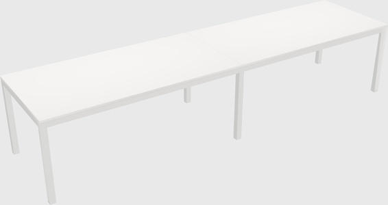 Rectangular desk