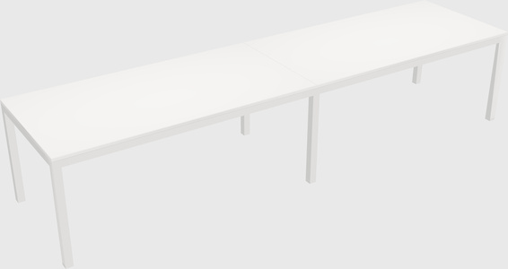 Rectangular desk