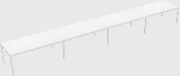 Rectangular desk