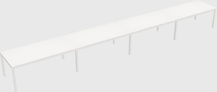 Rectangular desk