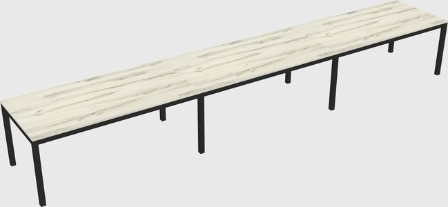 Rectangular desk