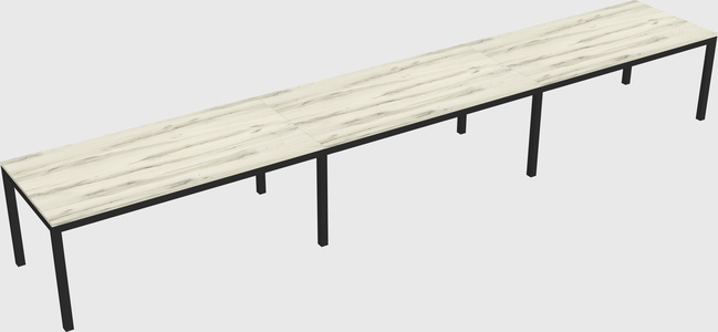 Rectangular desk