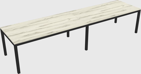 Rectangular desk
