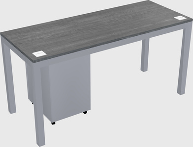 Rectangular desk