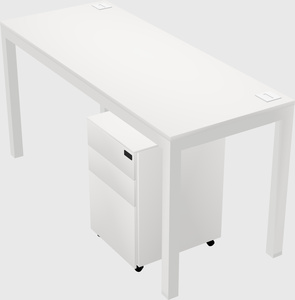 Rectangular desk