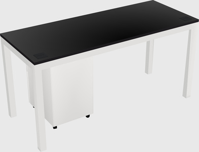 Rectangular desk