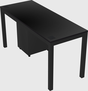 Rectangular desk