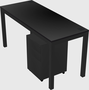 Rectangular desk