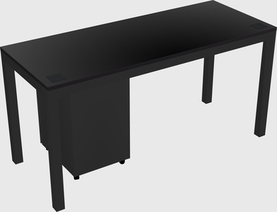 Rectangular desk