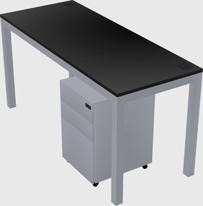 Rectangular desk