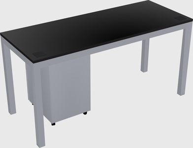 Rectangular desk