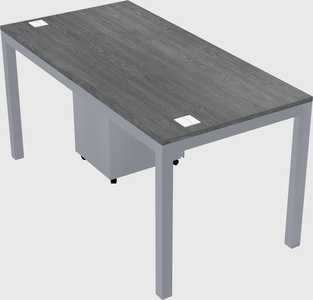 Rectangular desk