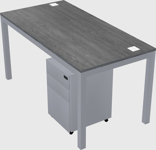 Rectangular desk