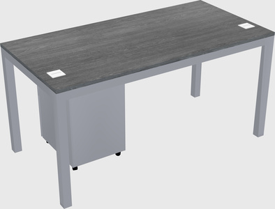 Rectangular desk