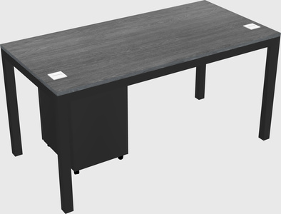 Rectangular desk