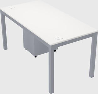 Rectangular desk