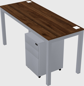 Rectangular desk