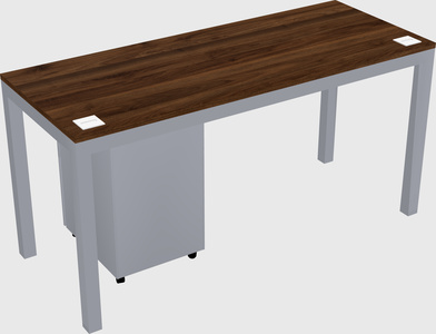 Rectangular desk